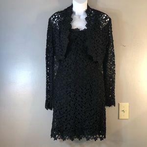 NWOT Henri Bendel Severin Black Lace Dress